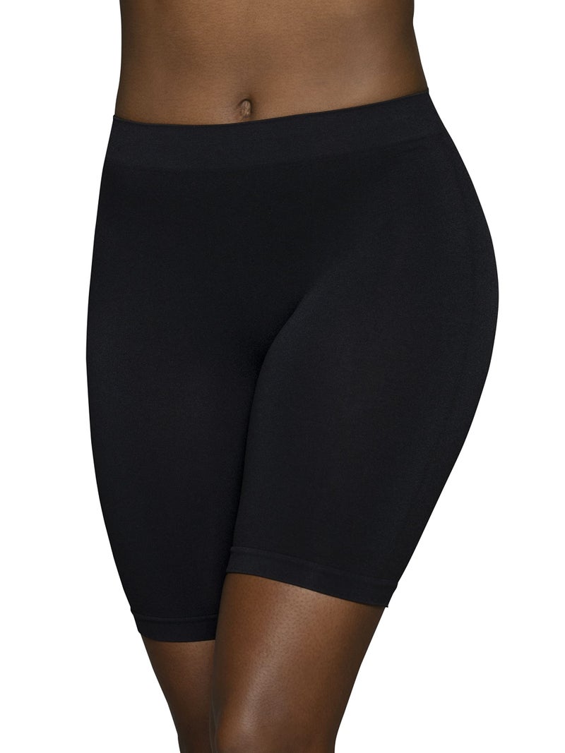 Vanity Fair Smoothing Slip Short, Midnight Black, 3X-Large - Image 1